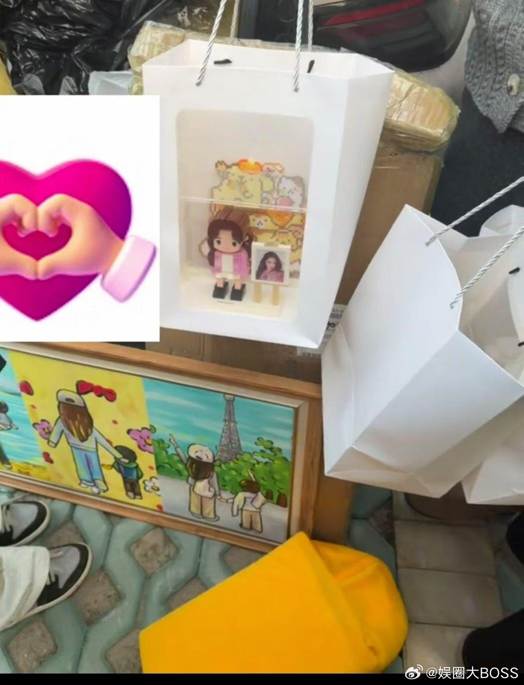 Angelababy年上姐姐会疼人Angelababy家里摆满了粉丝的礼物A