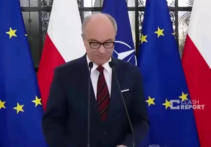 欧洲新闻网消息，当地时间6日，波兰众议院议长查尔扎斯蒂，在发布公开讲话时，直言不