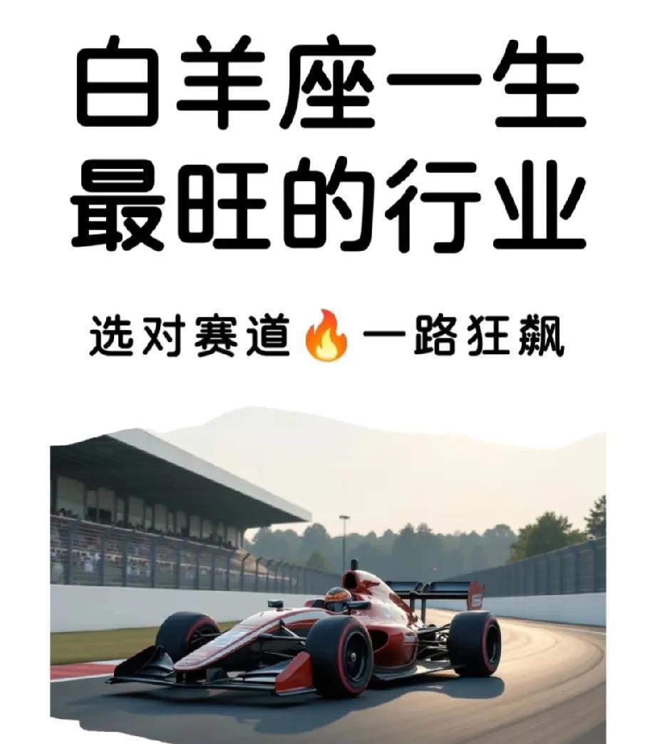 白羊座，这些行业让你闪闪发光白羊座天生爱冒险、冲劲足，最旺行业藏在性格里：