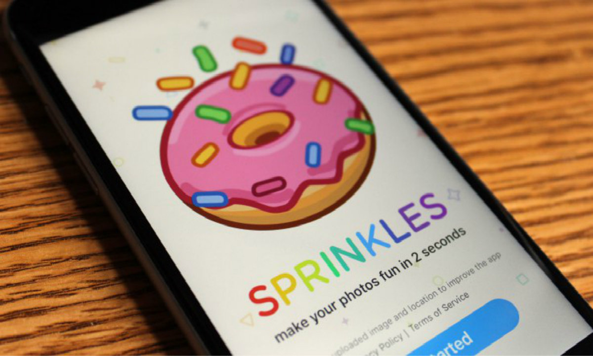 除了p图还能加字幕, 微软推出机器学习式相机应用sprinkles