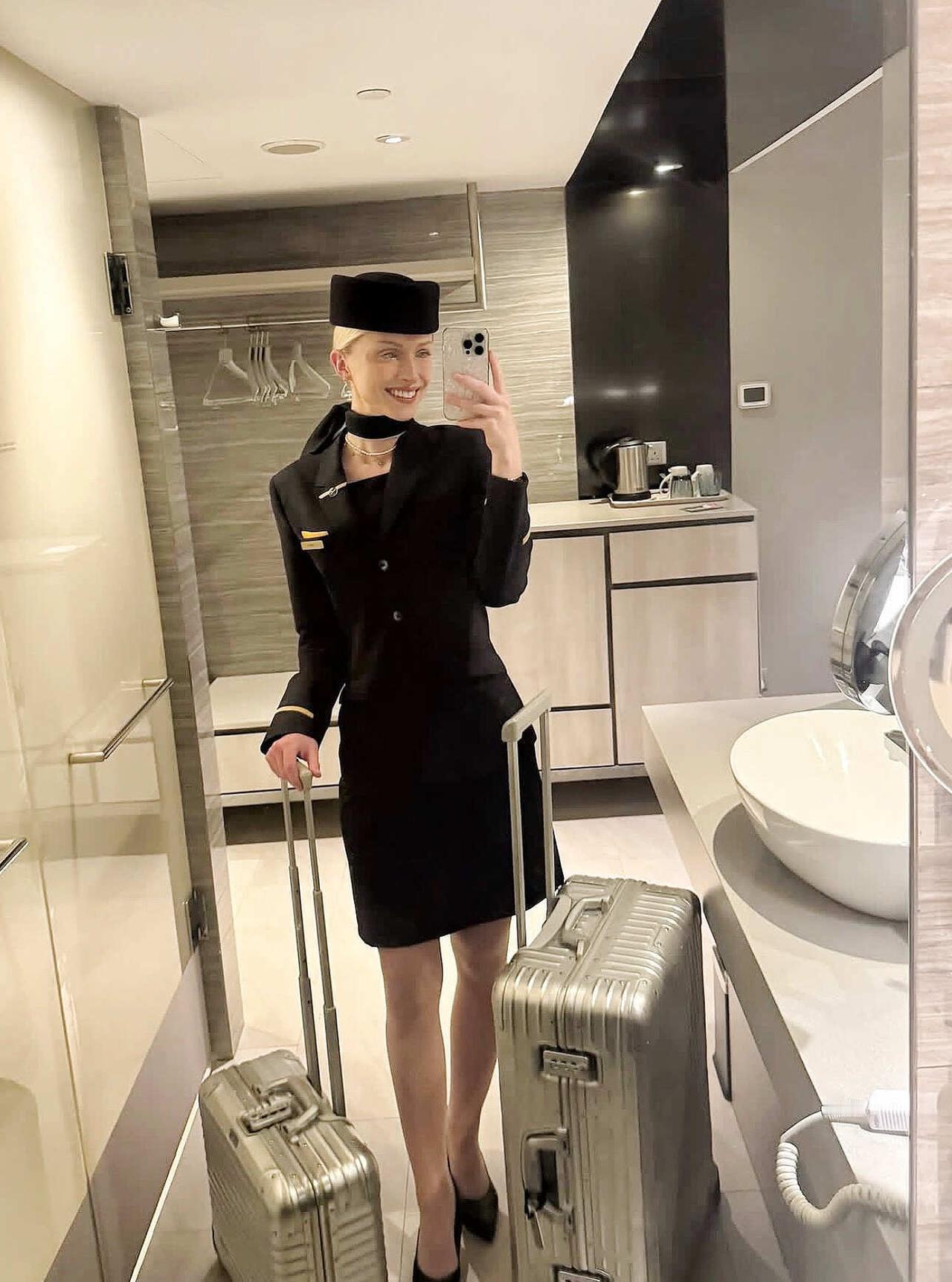德国汉莎🔹✨✨✨🖤很漂亮的制服空乘空姐民航人航空飞行空乘日常