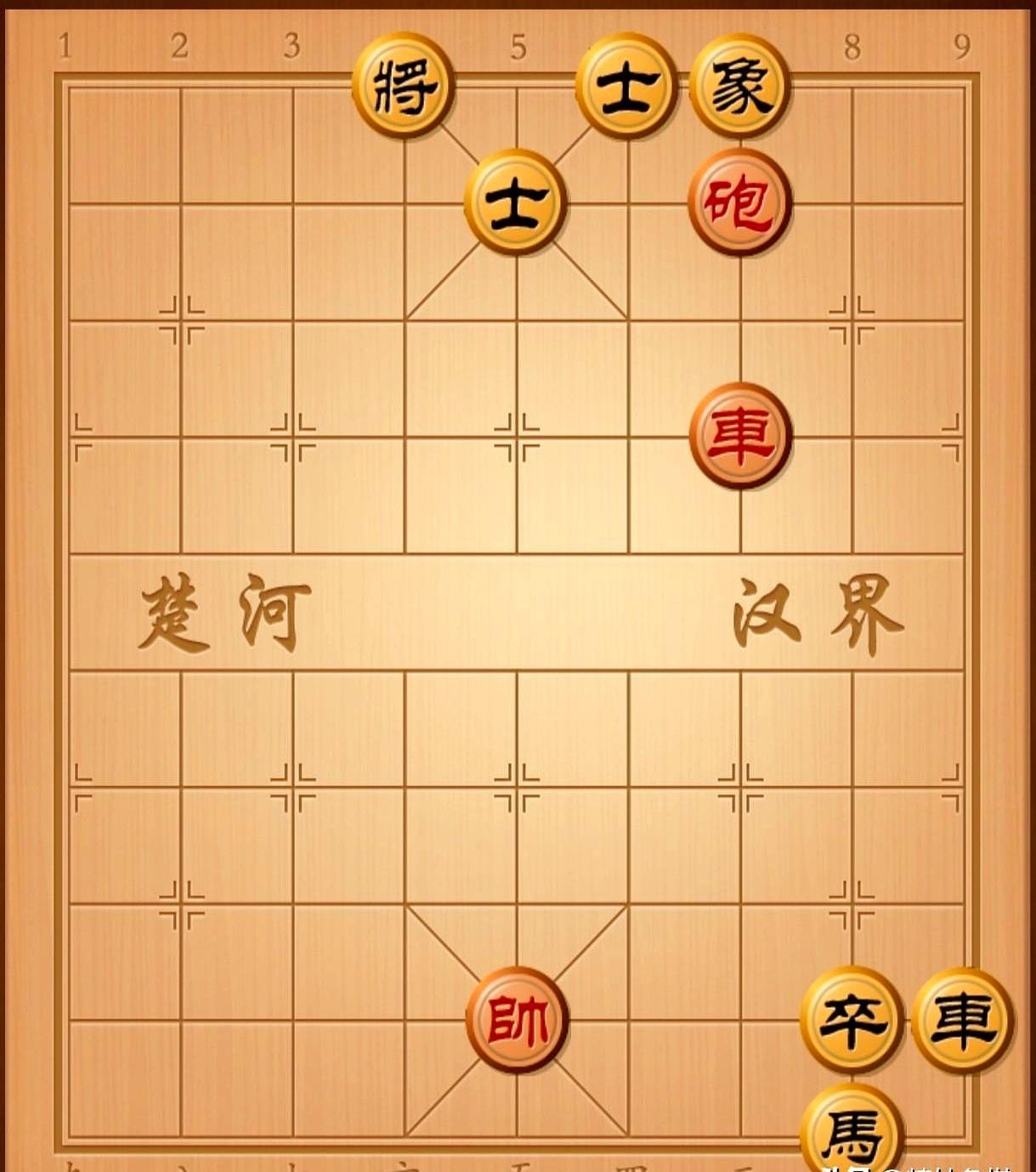 18秒破残局，黑棋稳赢竟是假红棋只剩车炮，黑棋车马卒围得水泄不通。一眼看去