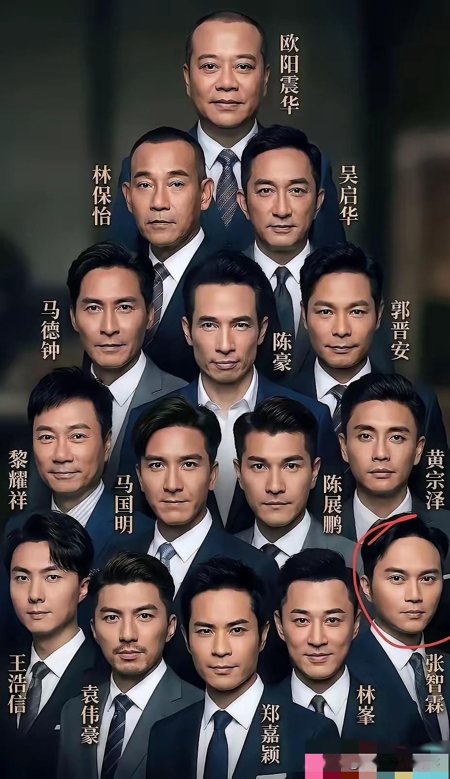 这张排位图大家认同吗？欧阳震华、林保怡、陈豪皆是TVB中流砥柱，陈豪更是站