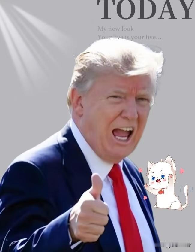 果不其然！特朗普又突然宣布！特朗普又来了！这次是“友好”地来了。东