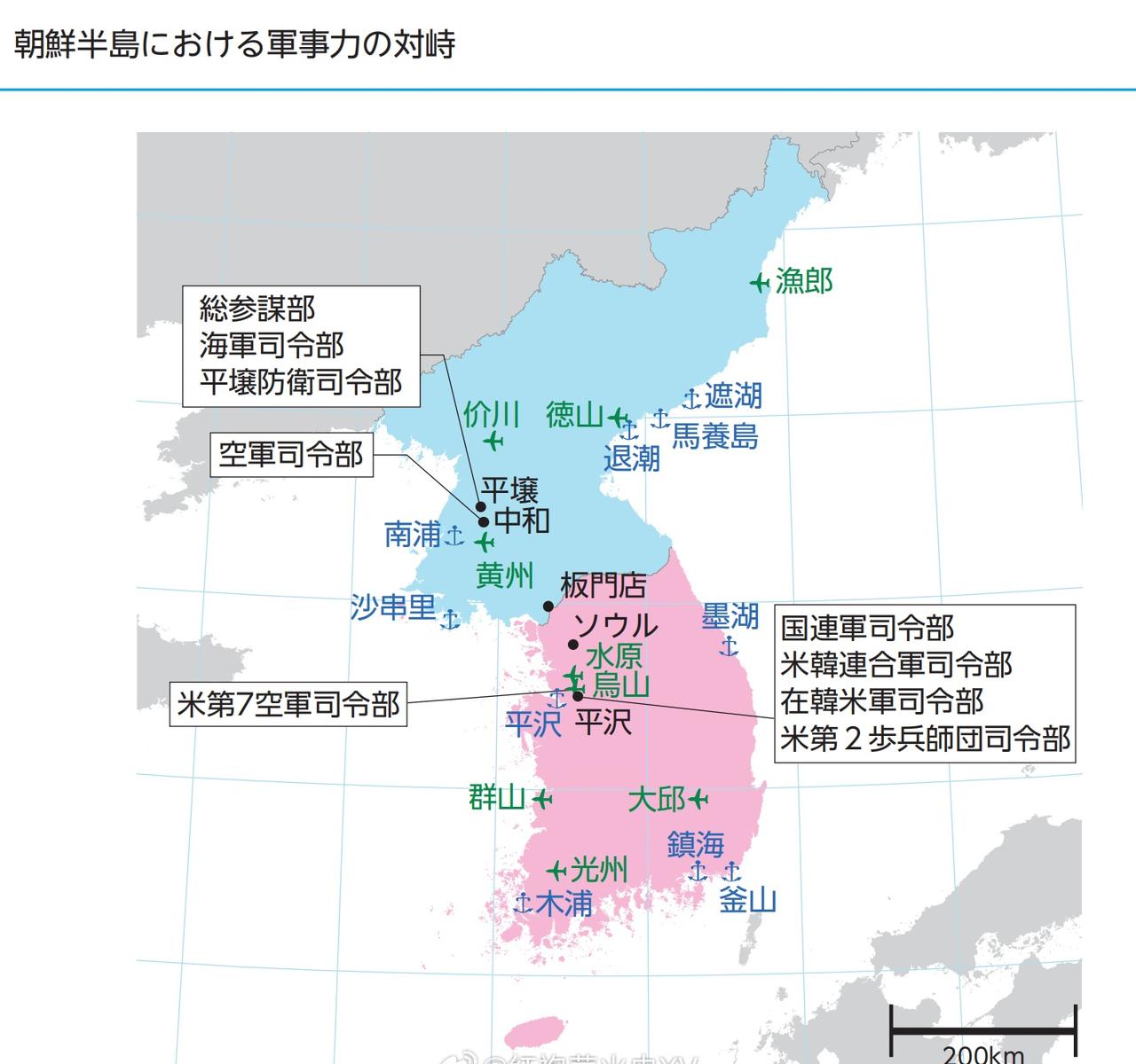 日本2026年防卫白皮书中，提及的朝鲜半岛军事态势：​​​