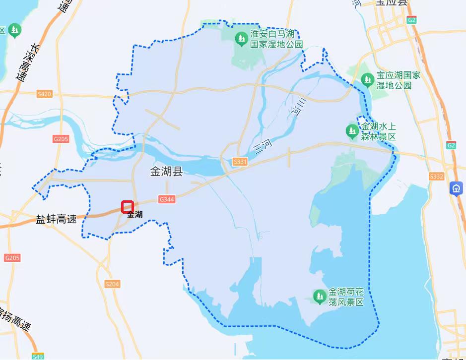 仅有一处高速出入口的县—江苏金湖县金湖是江苏为数不多仅拥有一座高