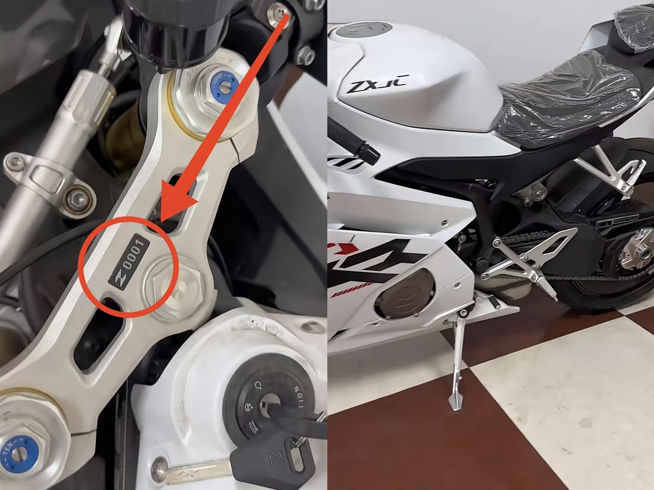 这位博主也太有眼光了，手握张雪机车001号，堪称国产机车收藏界的天花板！入手一