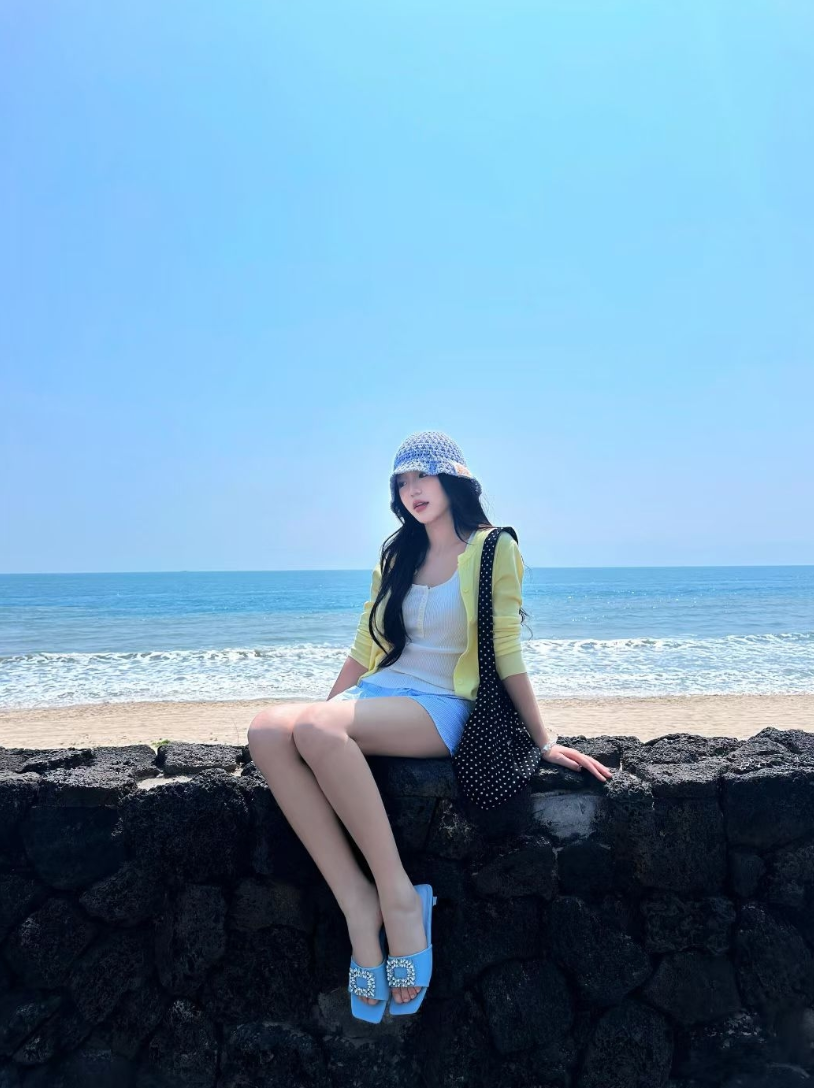 来海边旅游，不得不说十元拍照师傅还是很值得