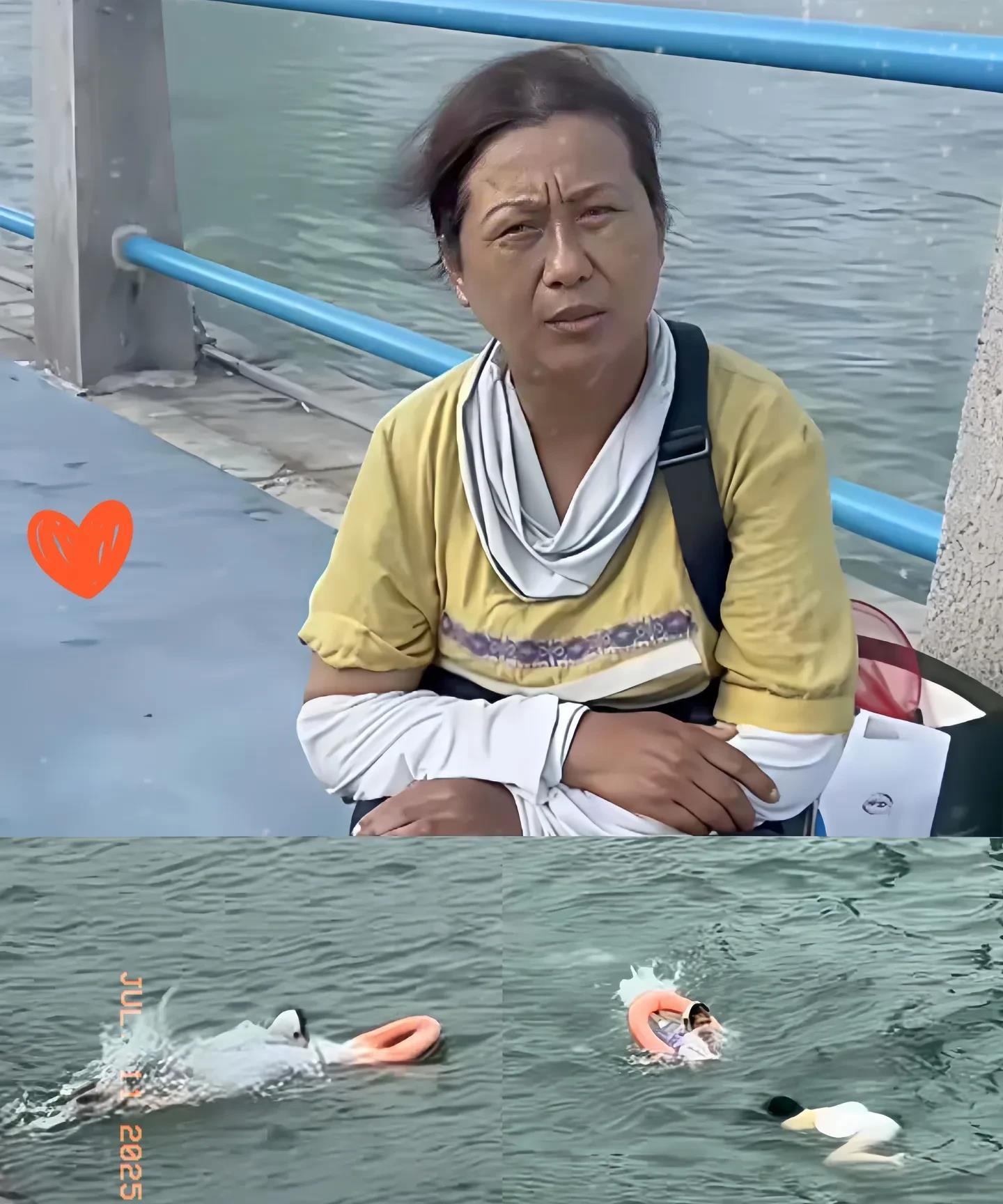 青岛那大姐救人的事儿我翻来覆去看了三遍越看越觉得：这哪是简单的勇