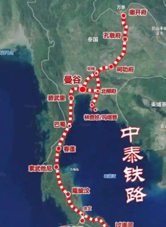 不等了！绕开越南、柬埔寨，中泰高铁正以雷霆之势重塑泰国国运。不是没给邻国机会，而