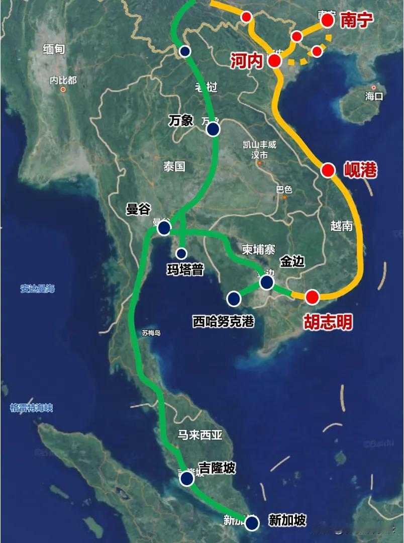 越南终于把自己玩死，中泰铁路干得如火如荼，中老铁路超负荷运转，可想而知越南心里是