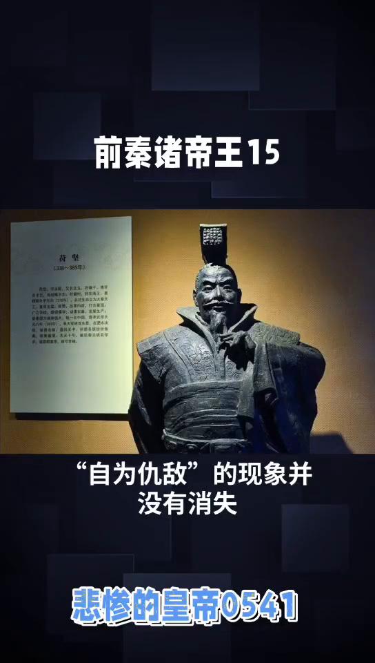 前秦诸帝王15悲惨的皇帝0541。前秦诸帝王15不幸的是"自为仇敌"的现象并没