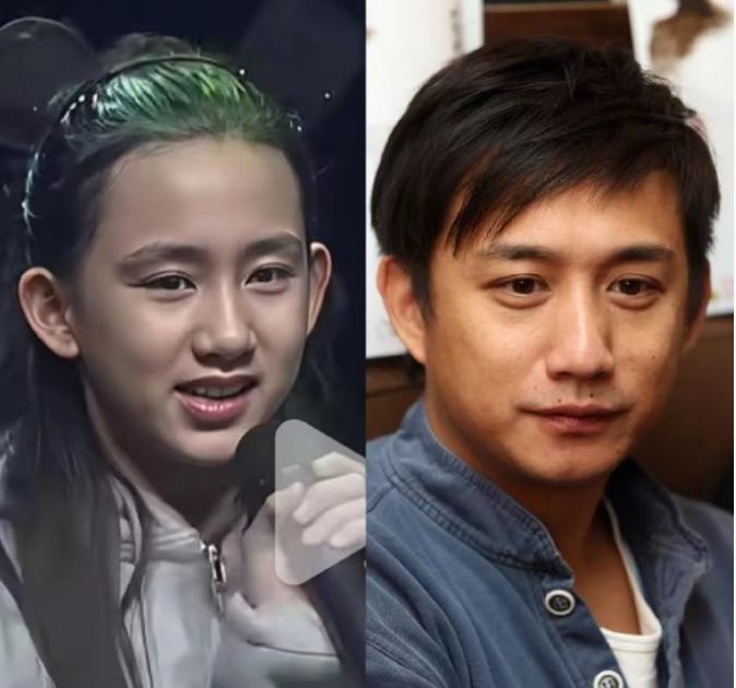 黄磊这一家子的基因真是有意思大女儿黄多多跟她妈妈孙莉简直是一模一样二女儿二女