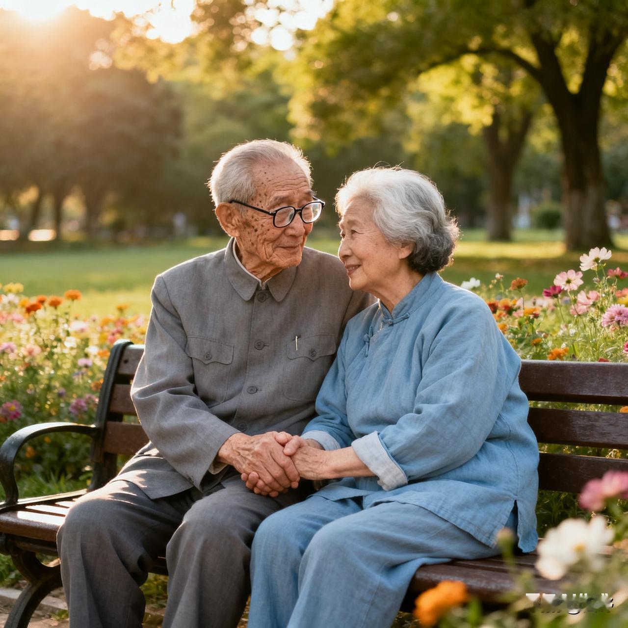 那最后一个小时下午两点零三分，她还站在阳台给那盆茉莉花浇水，回头跟我说：“老