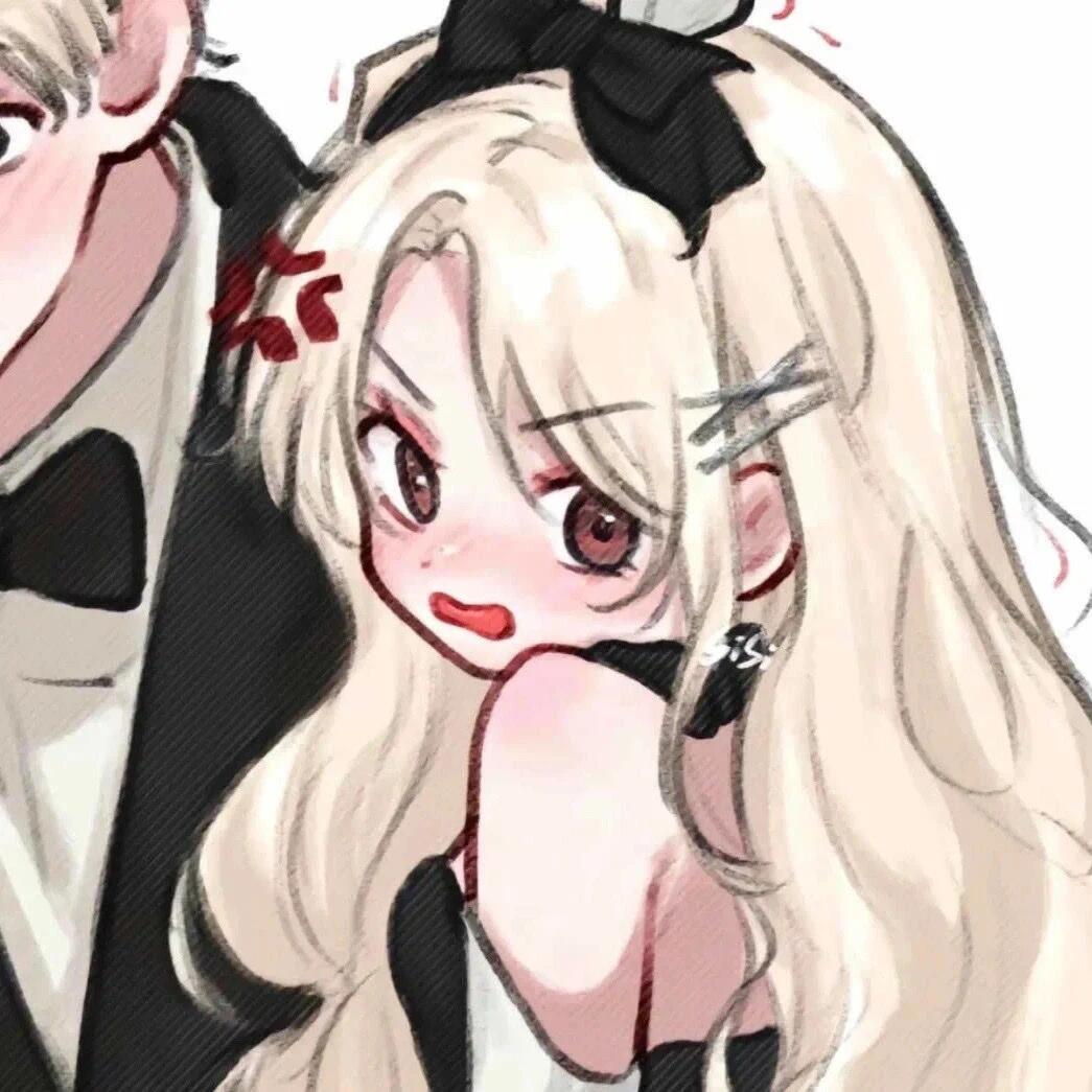 超有感觉的一组情头情侣头像无水印​​​