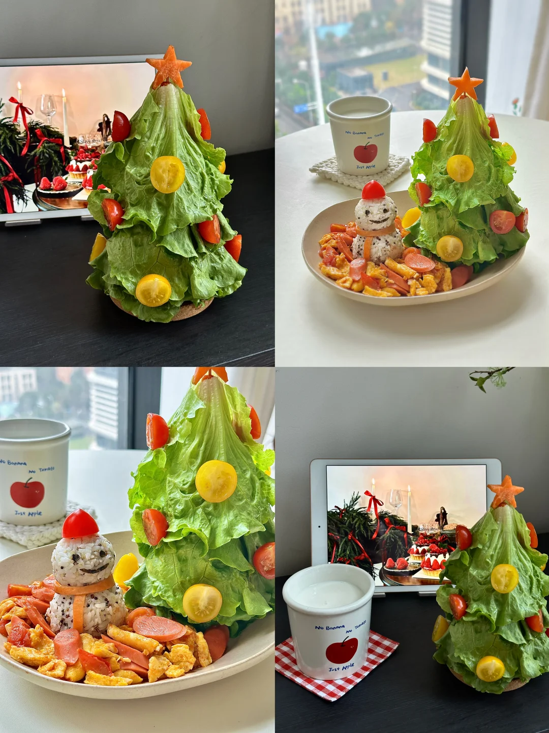 把圣诞树和雪人端上桌🎄一顿饭吃掉仪式感