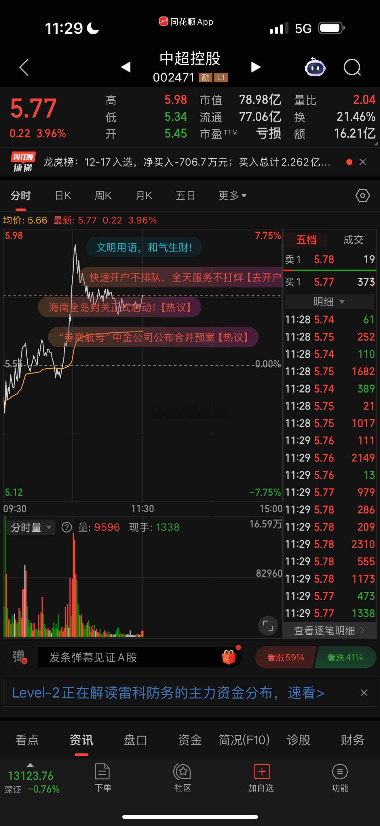 高点出低点接回来