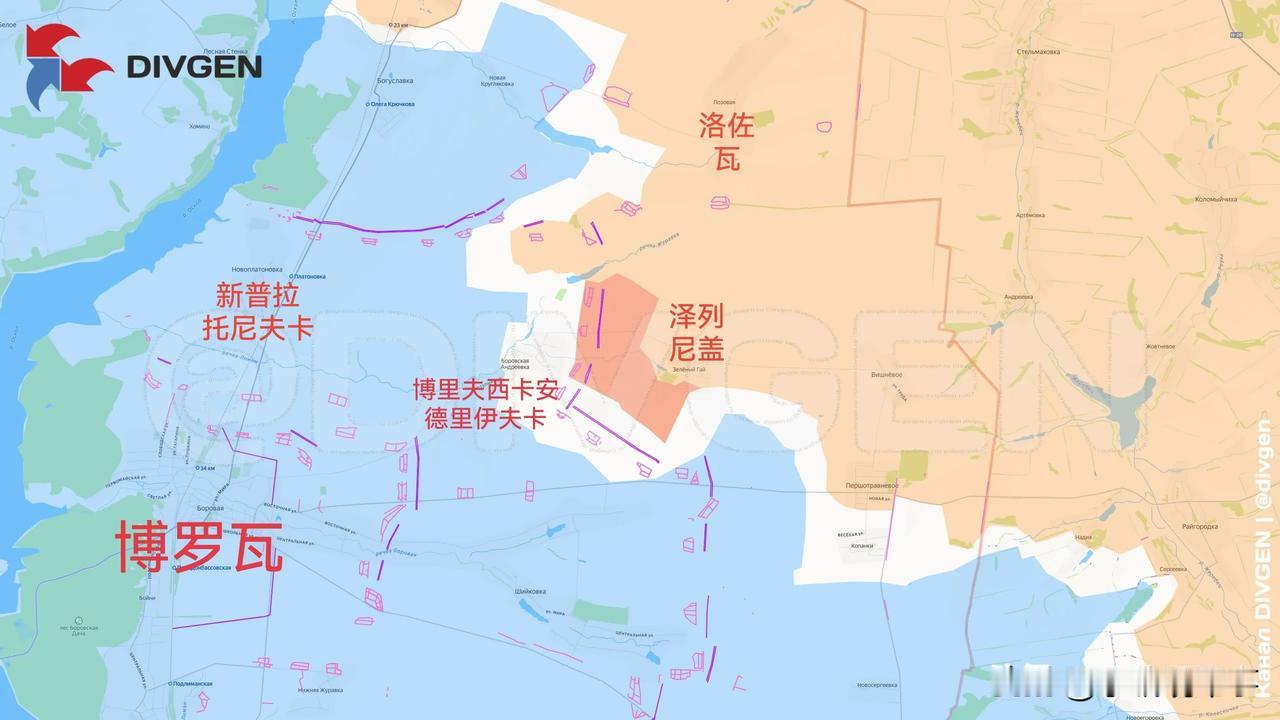 9月30日箭头社更新俄乌战报：图一：俄军在哈尔科夫州的泽列尼盖村以西推进。