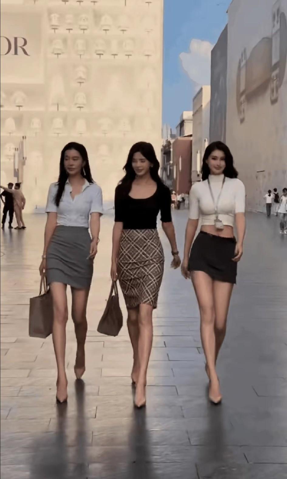 如果有机会让您从三位美女当中选一个做女朋友，您会选哪个​​​呢？