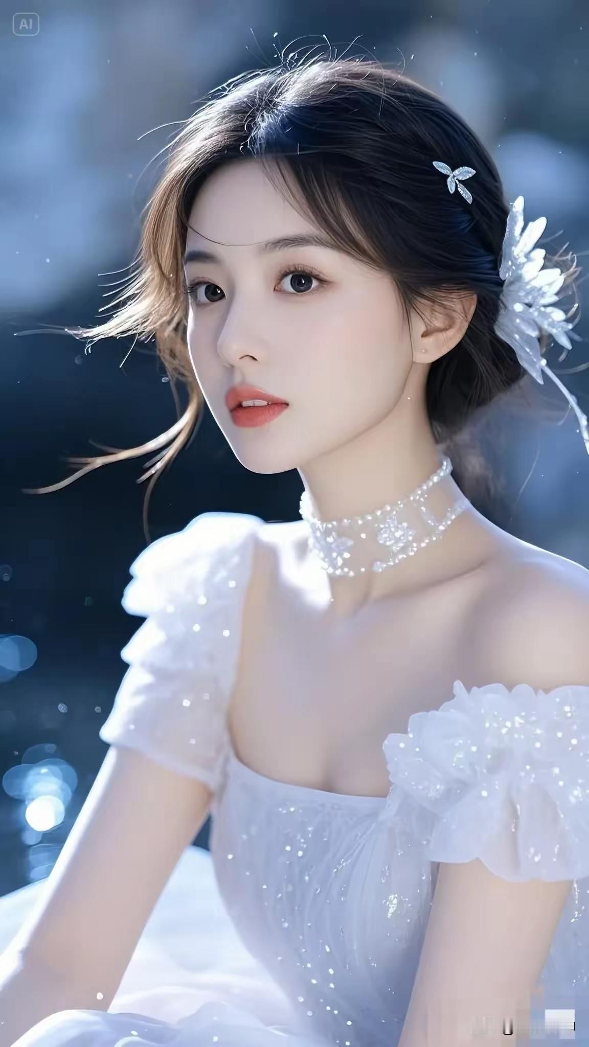 梦幻仙境中的仙女，轻盈飘逸，宛如天上的仙女下凡。