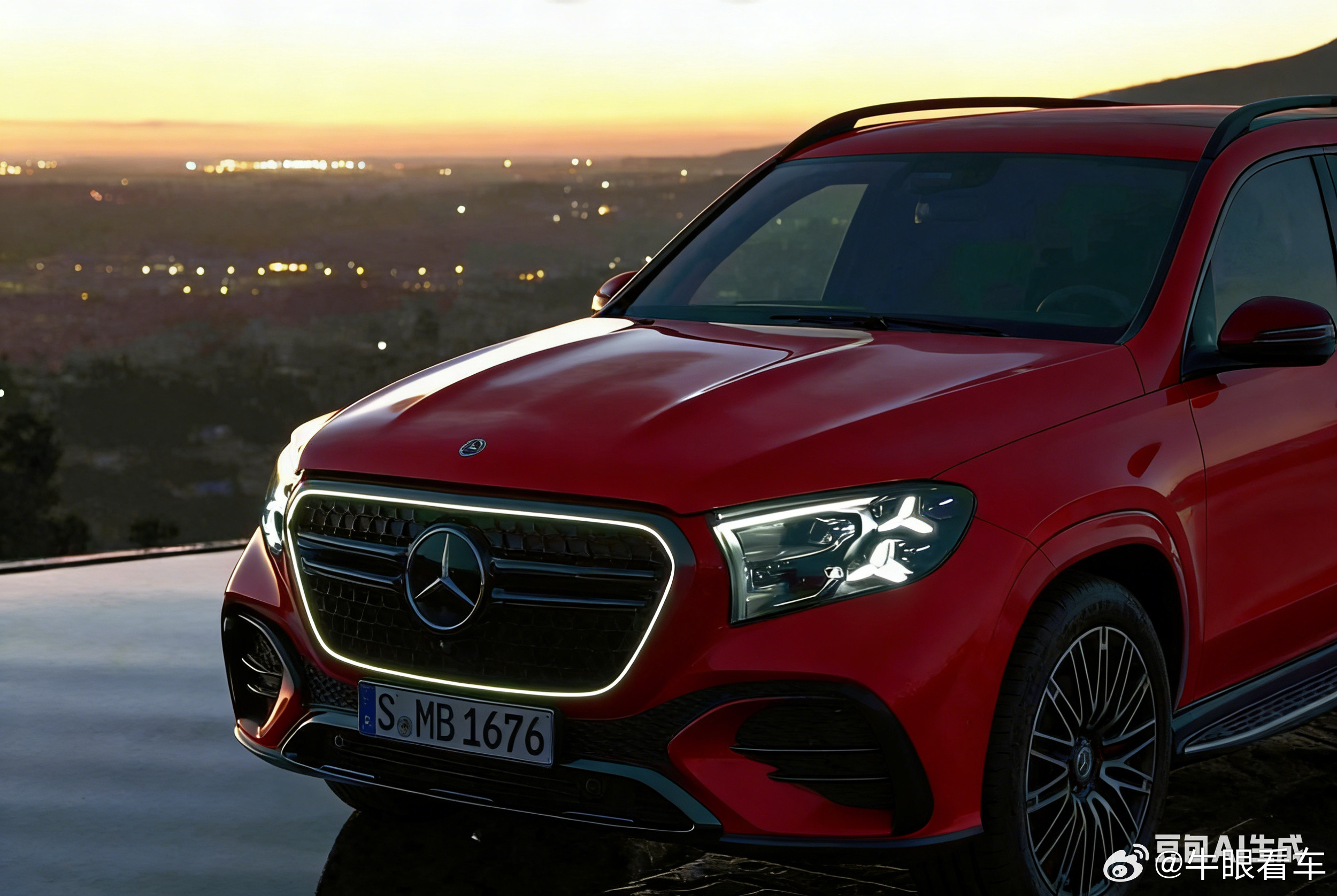 用豆包美化了一下，不影响细节了。之前在产线上也已经把这个GLS的图漏出过了。奔驰