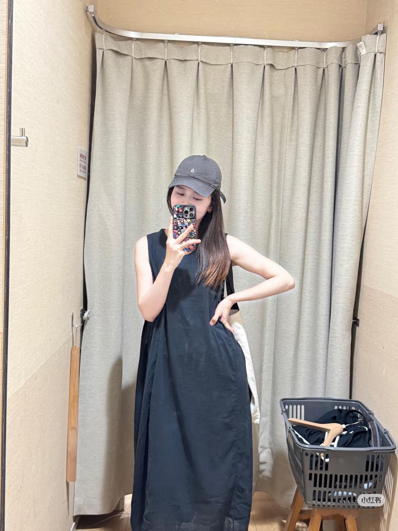 muji这条小黑裙深得我心，yyds超满意！