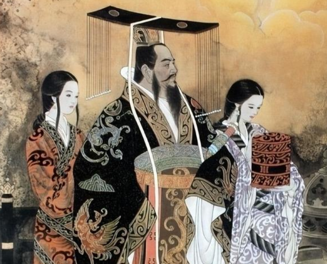 汉朝，汉武帝要去马车里更衣，叫卫子夫侍奉，随后就在车里宠幸了她。看着汉武帝满足的