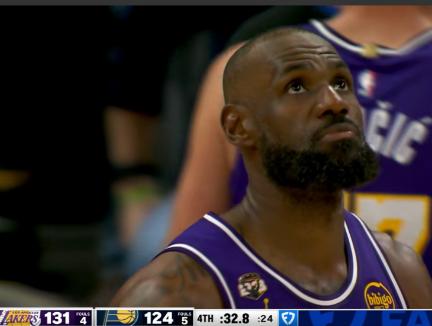 湖人巨星詹姆斯真是太讨厌刷数据了！在昨天湖人客场以137：130战胜步行者的比赛