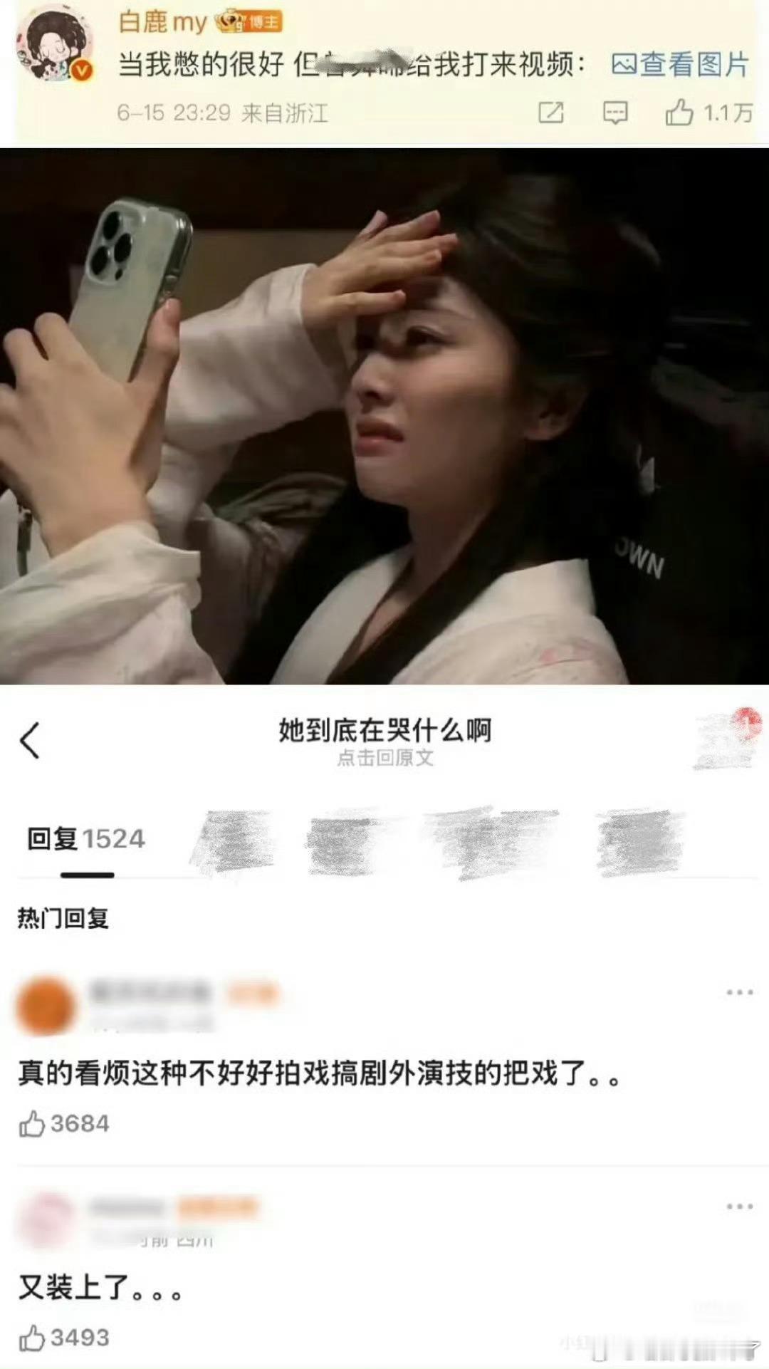 鹿毛拉朝雪录下水也不影响爱奇艺热度是从🍍临江仙开始全平台翻车的，李兰迪演技口碑