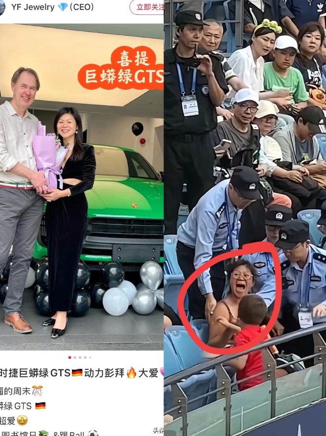 你敢信？？照片里的“网球姐”，和昨天被抬出的那个泼妇是同一人？？看到网友晒