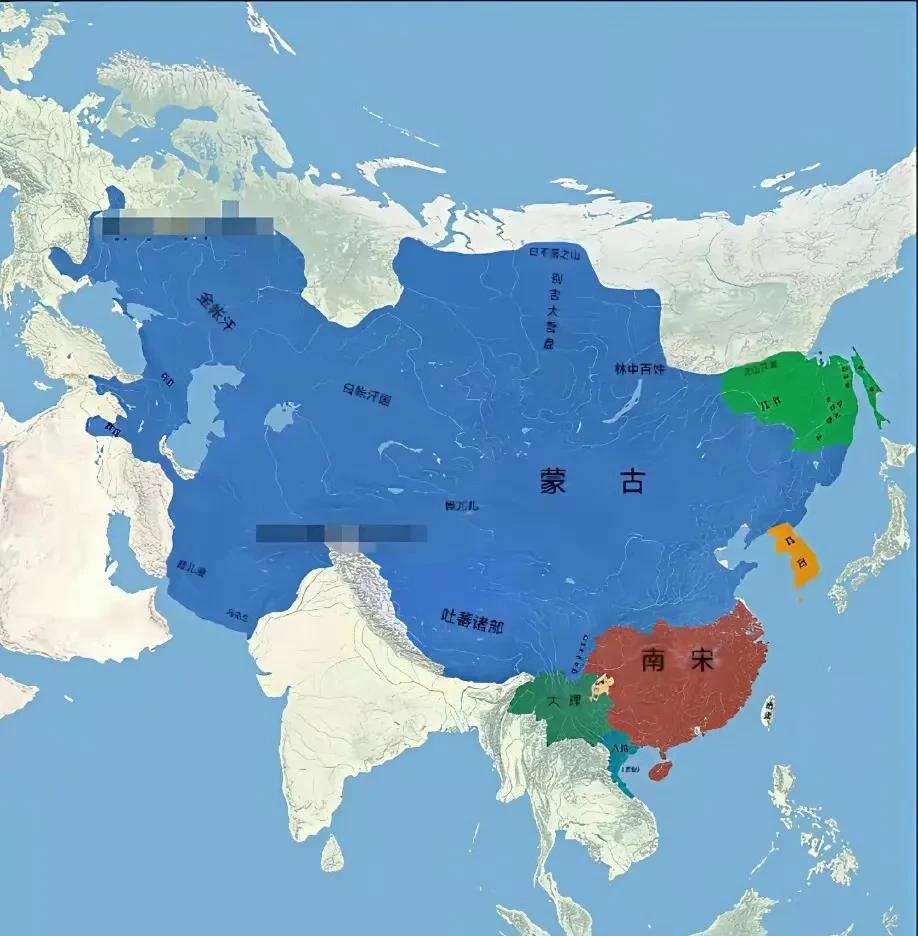 这个图不够正确，但也反映了当年南宋的困境。宋朝的基因一开始就有问题：重文轻武。