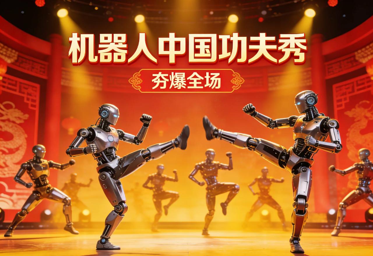 五角大楼附近的外卖又要卖爆了！春晚机器人中国功夫夯爆了！这才是中国智造的顶级排面