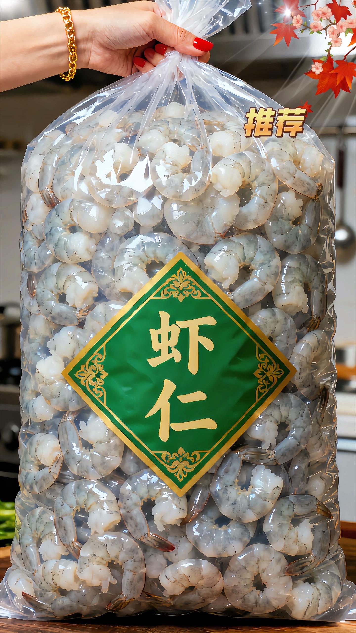 挑虾仁就怕麻烦，这个开背去虾线都弄好了，直接用特别方便。个头均匀，看着...