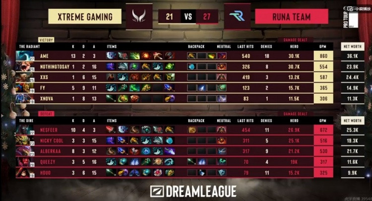 打一半终于连上语音了吗? Ame水人爆炸输出无人能挡 XG赢首局