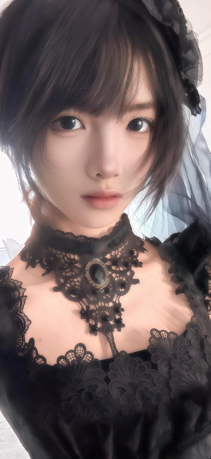 美女究竟能有多美有没有感觉黑色连衣裙有一种特别的美？