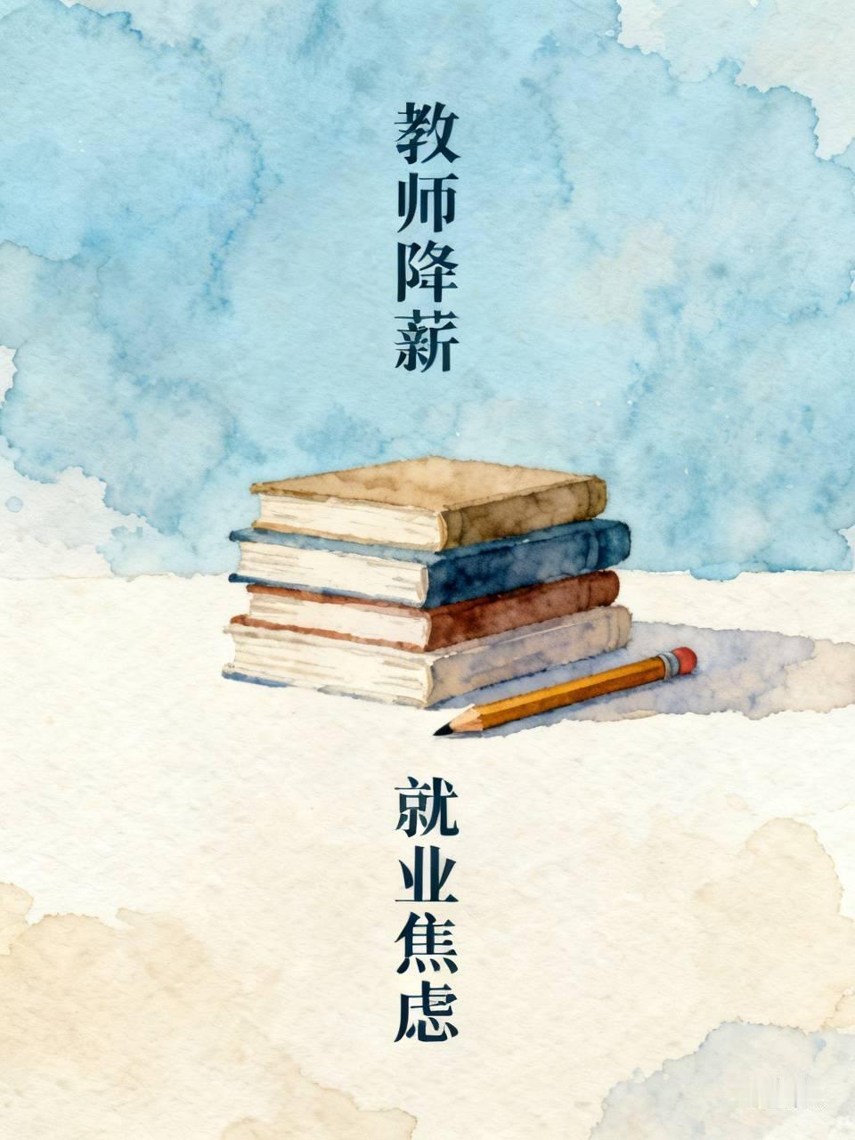 教师降薪就业焦虑最近“教师降薪”冲上热搜，不少人感慨，曾经的铁饭碗好像不