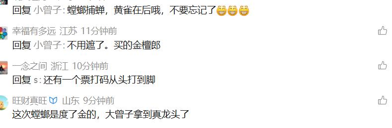 完了，大曾子去最高板螳螂了，在里面的散户都说要出掉了，瑟瑟发抖，早上看到涨停附近
