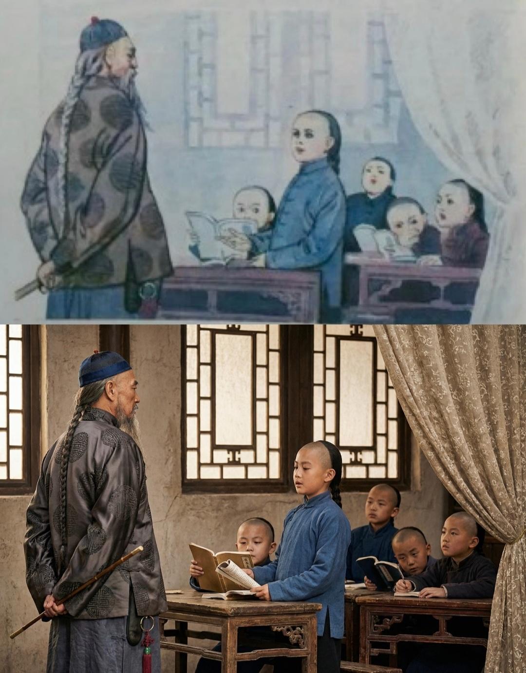 值得收藏！这些高度还原的语文课本插画看着如同身临其境...