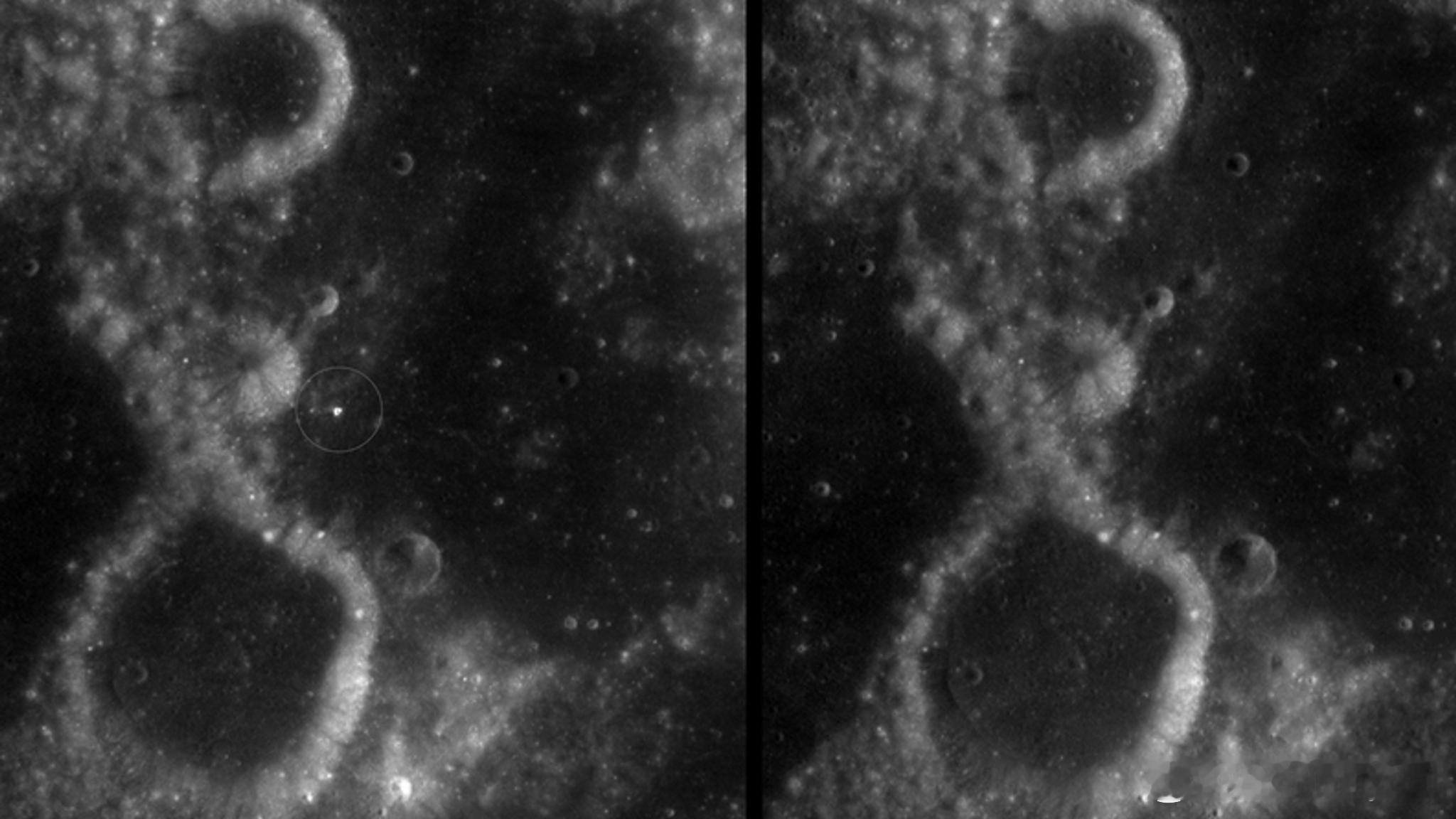 六层楼高小行星撞击月球！NASA发现太阳系迄今最大新形成陨石坑海外新鲜事美国国
