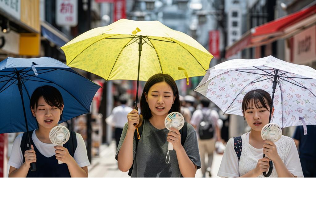 谁能想到，现在去日本旅游的最大“刺客”不是天价打车费，是直接把人烤化的40℃热浪