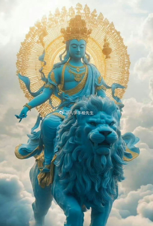 遇见文殊菩萨！不能忽视，许个愿，很灵验的​​​