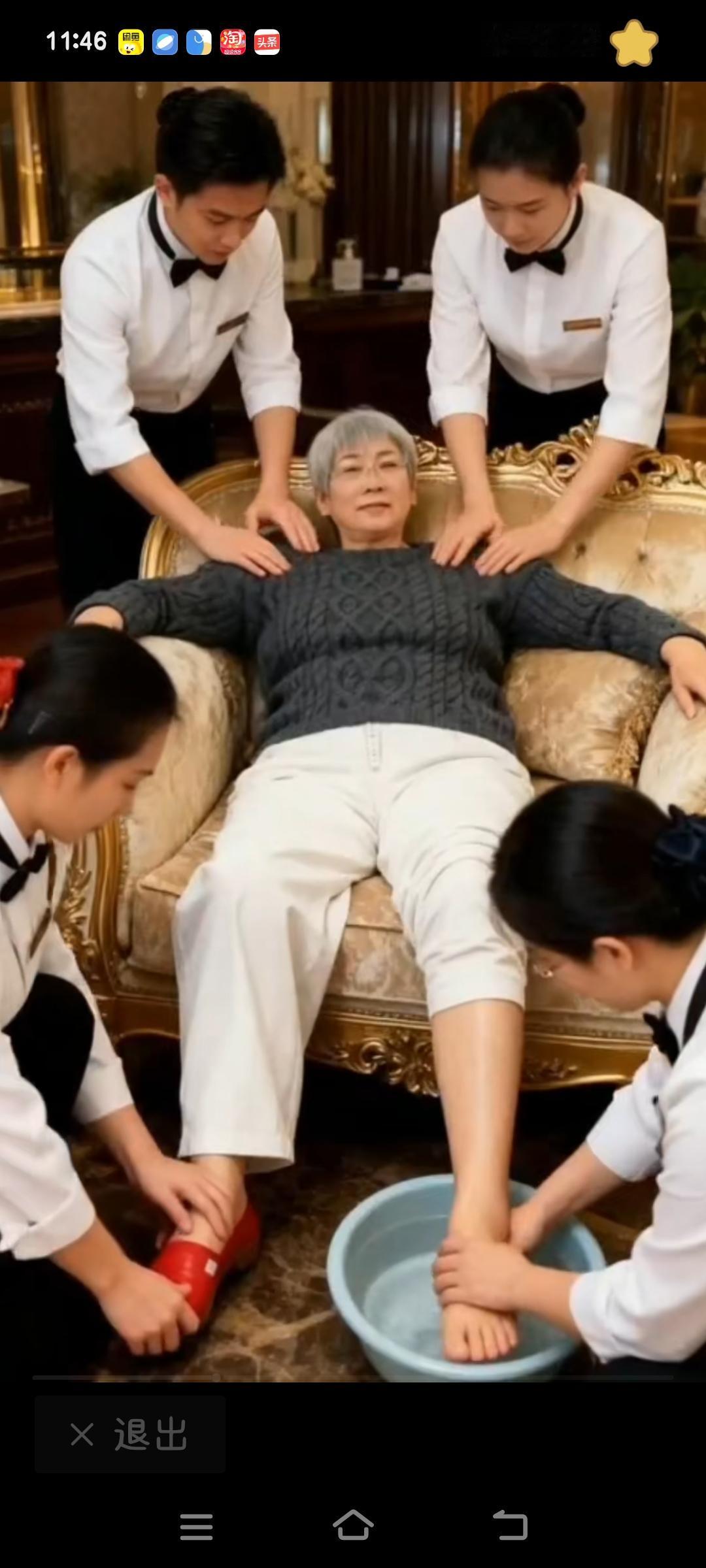 奶奶早上把股票卖了，赚了一万多，可神气了，立马做起了美梦。现在明白奶奶为啥对炒股