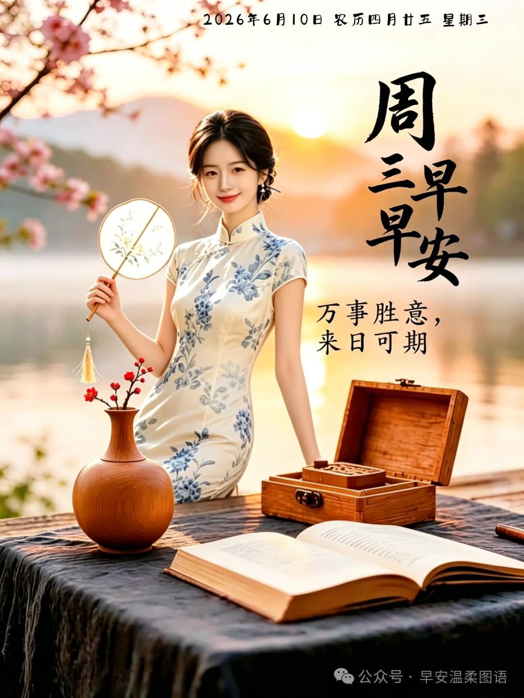 今天是6月10日，🌷每日的微笑，是幸福的开始，💖每天的开心，是健康的保证，?