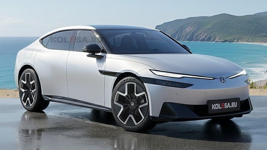 大众新纯电轿车渲染图【新车渲染】大众新纯电轿车渲染图，大众与众08轿车版？大众