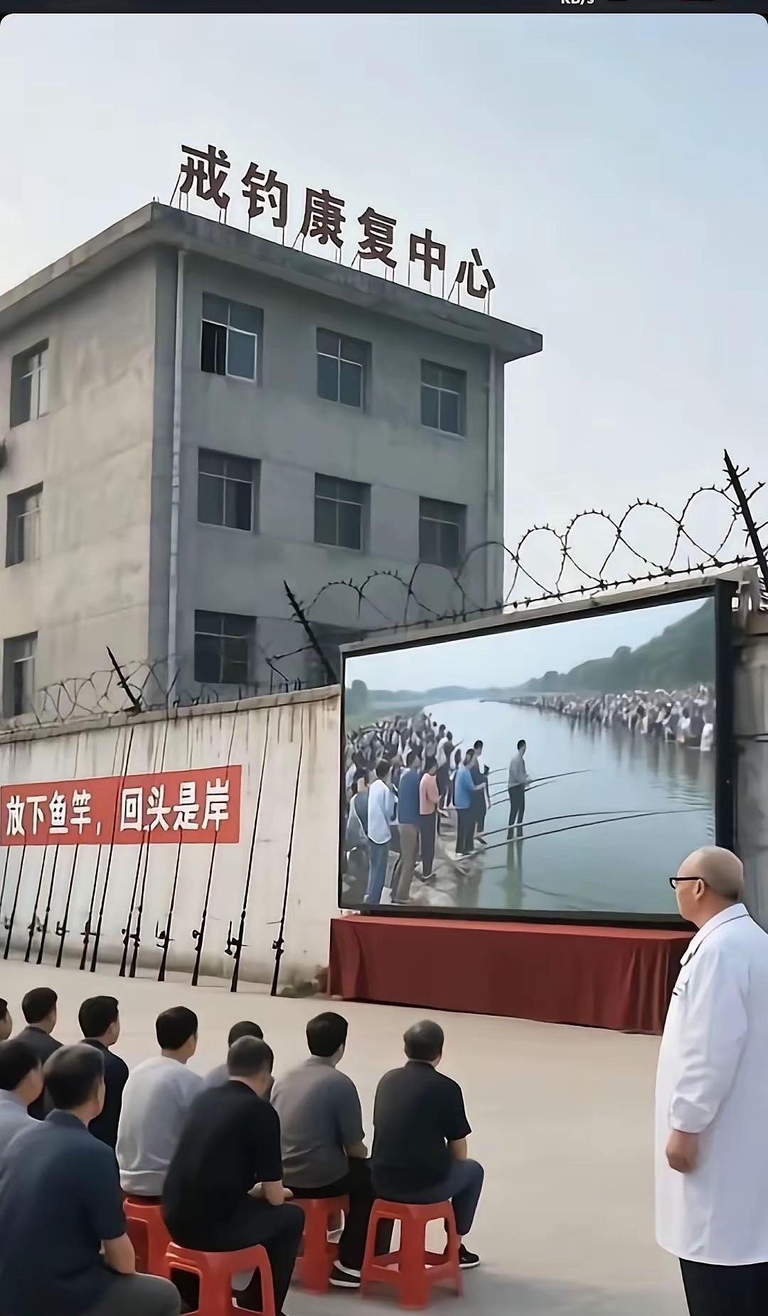 不就是钓个鱼嘛[捂脸哭][捂脸哭]回头是岸，戒钓康复中心。。。。怎么感觉像大闹天宫