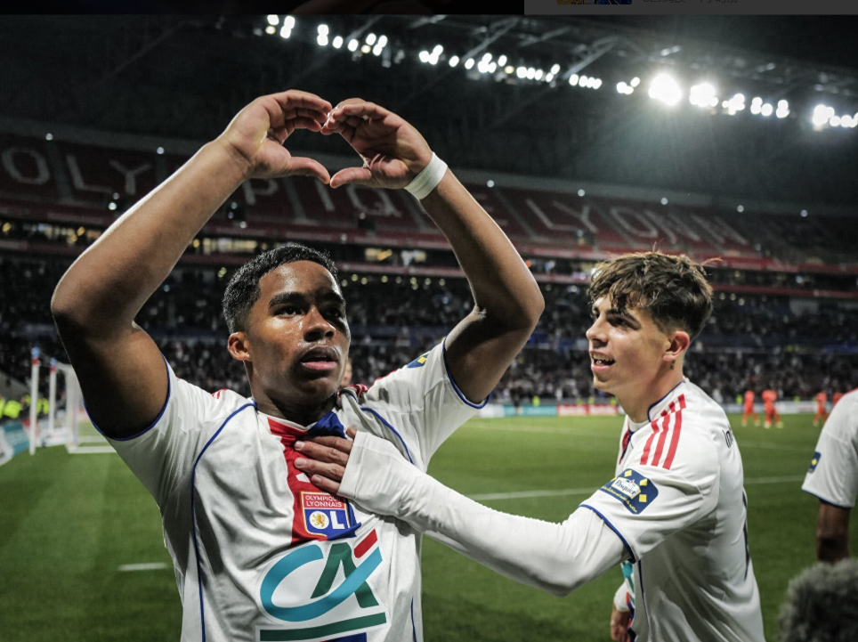 在法国杯1/8决赛，里昂2-0淘汰法乙球队拉瓦勒，恩德里克第80分钟攻入了首开记