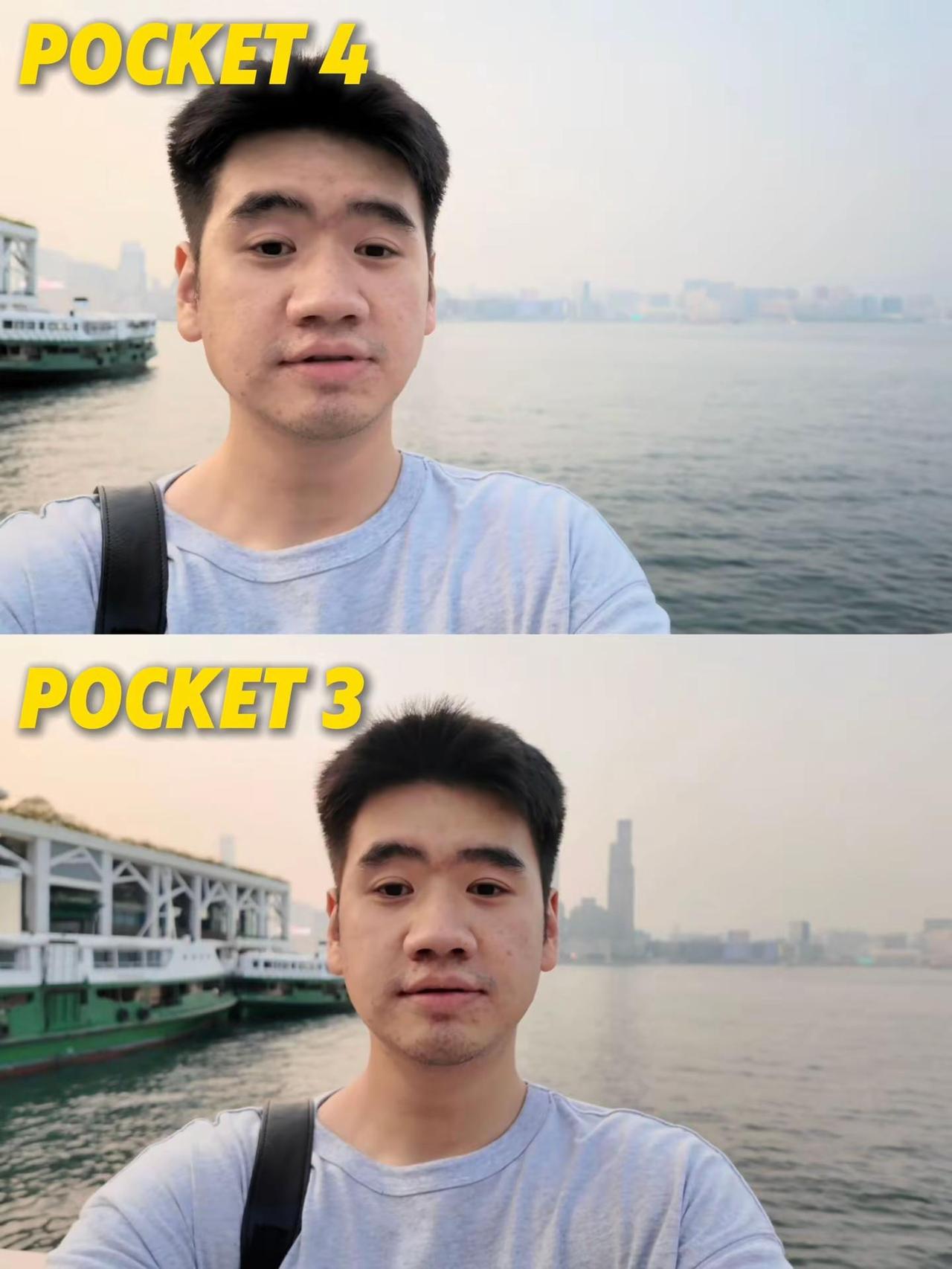没美颜不调参数直出的live图，选哪个？这两套图片全都是大疆Pocket直出，