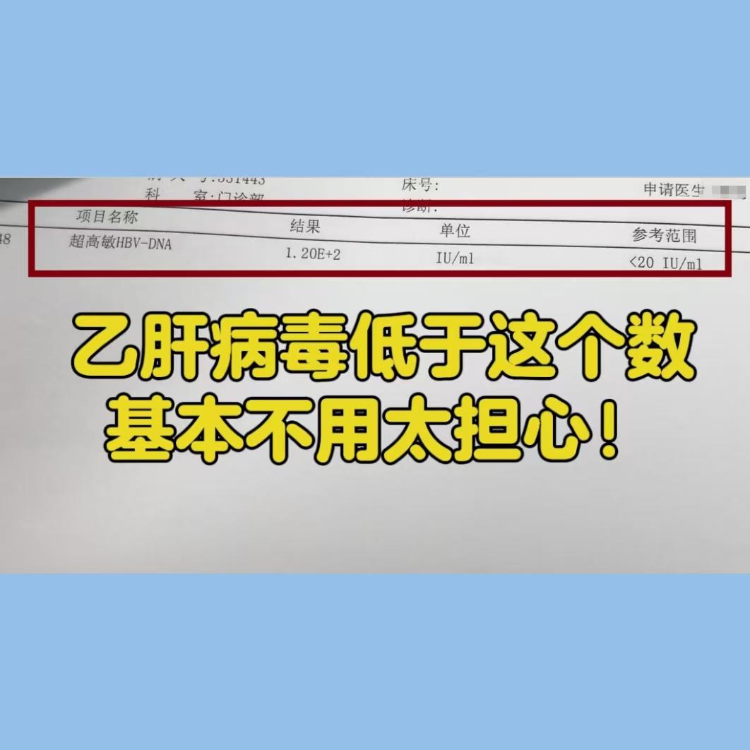 大家应该都知道乙肝病毒量越高、传染性就越强，病毒在体内大量复制，就容易...