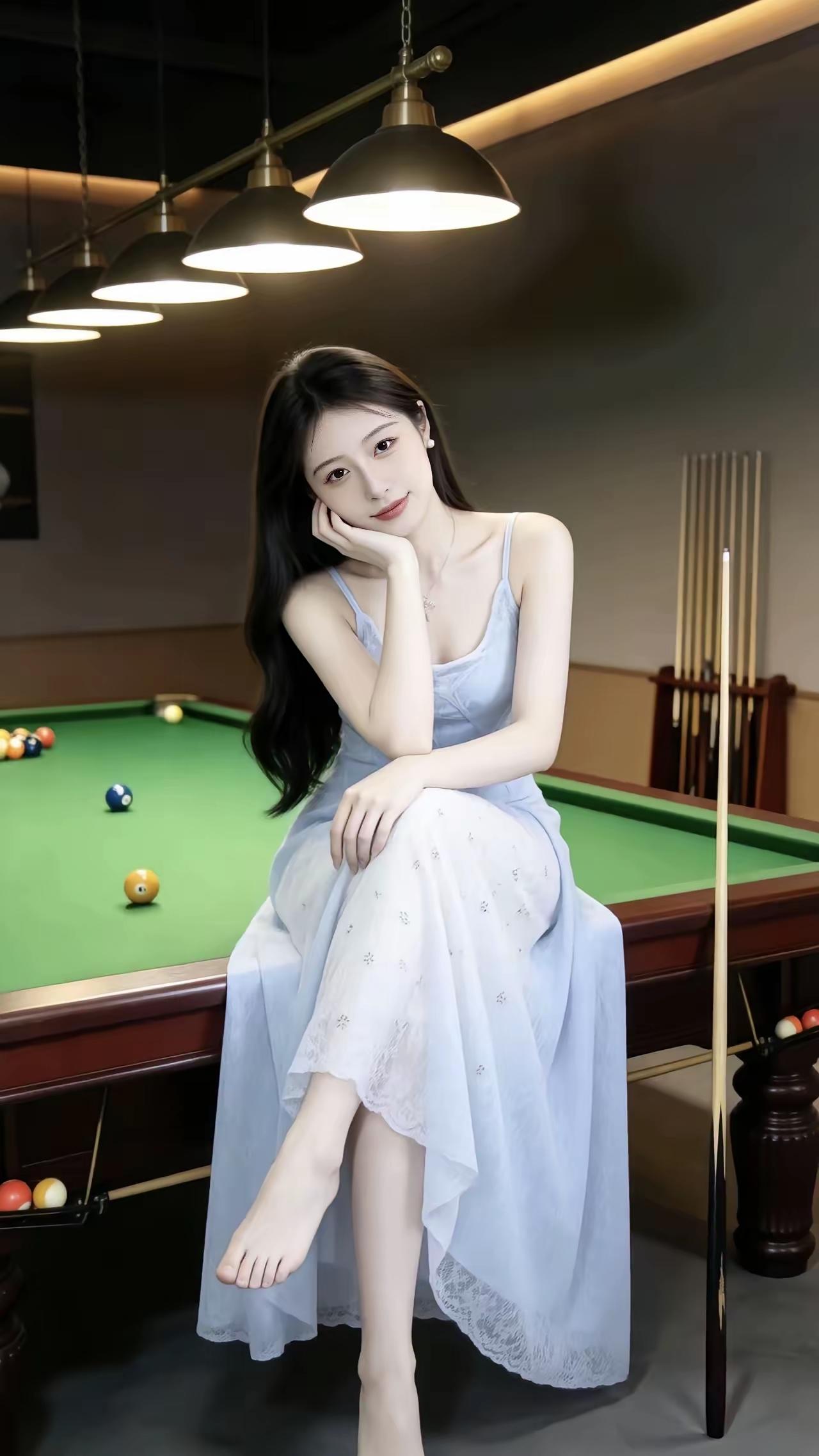 爱上打台球的女孩