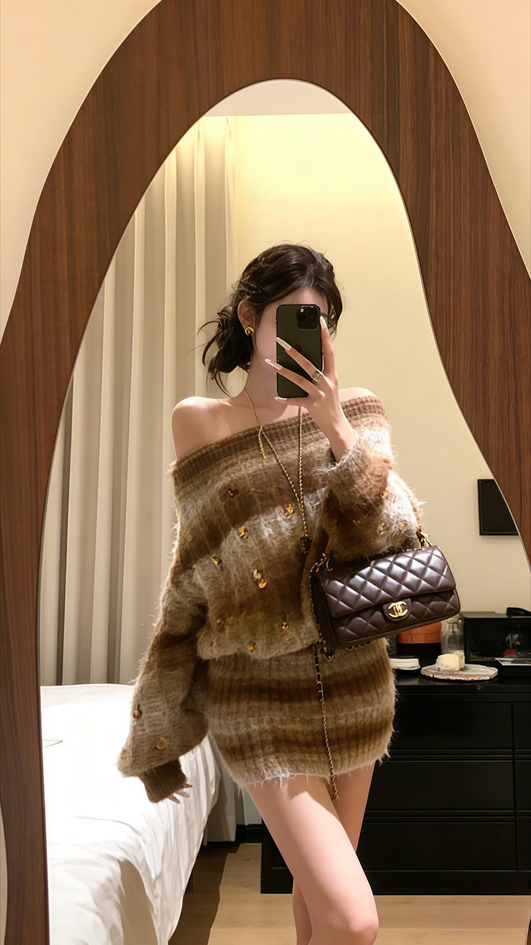 名媛千金风拉满丨慵懒舒适感毛衣～